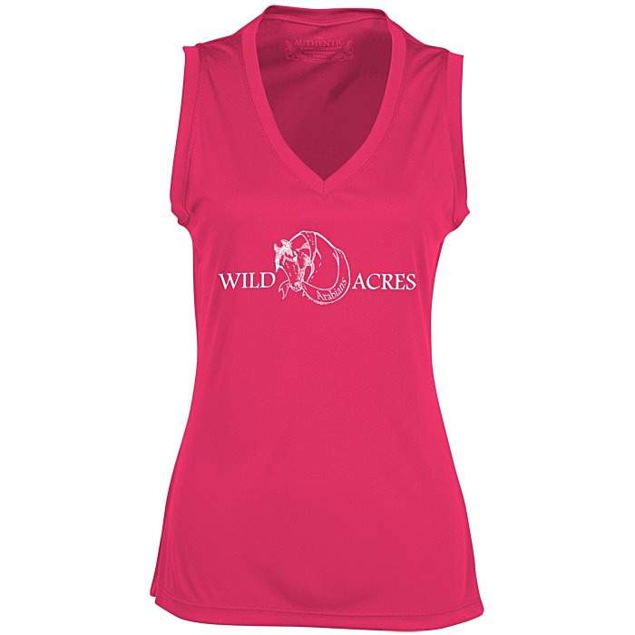 Custom Pro Team Moisture Wicking Sleeveless Tee - Ladies' - Screen
