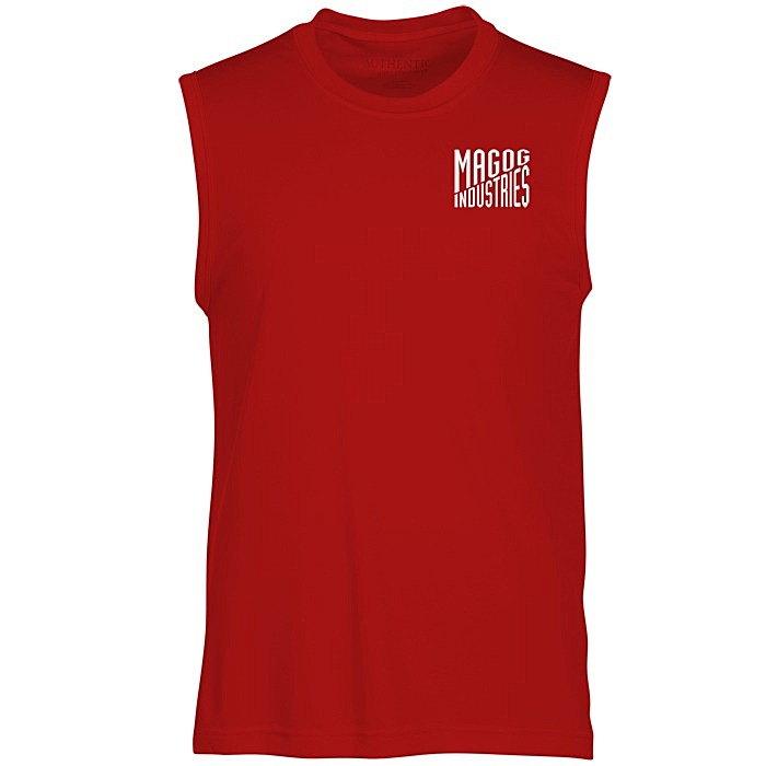 Custom Pro Team Moisture Wicking Sleeveless Tee - Men's - Screen