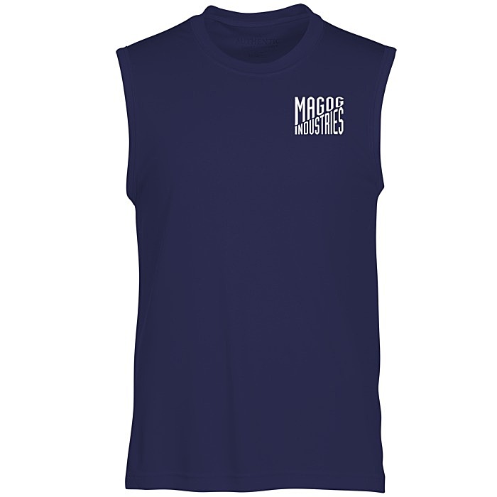 Custom Pro Team Moisture Wicking Sleeveless Tee - Men's - Screen
