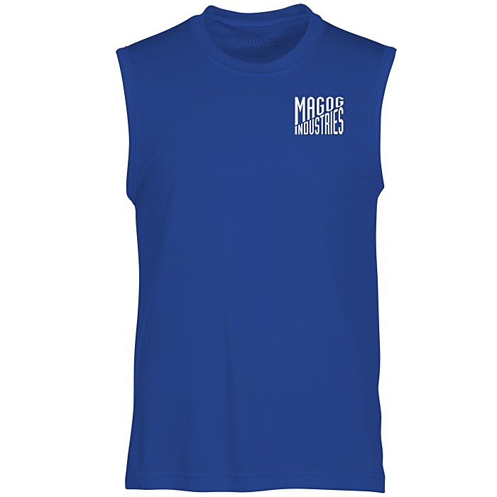 Custom Pro Team Moisture Wicking Sleeveless Tee - Men's - Screen