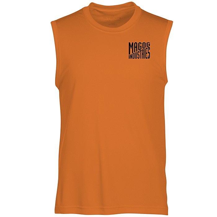 Custom Pro Team Moisture Wicking Sleeveless Tee - Men's - Screen