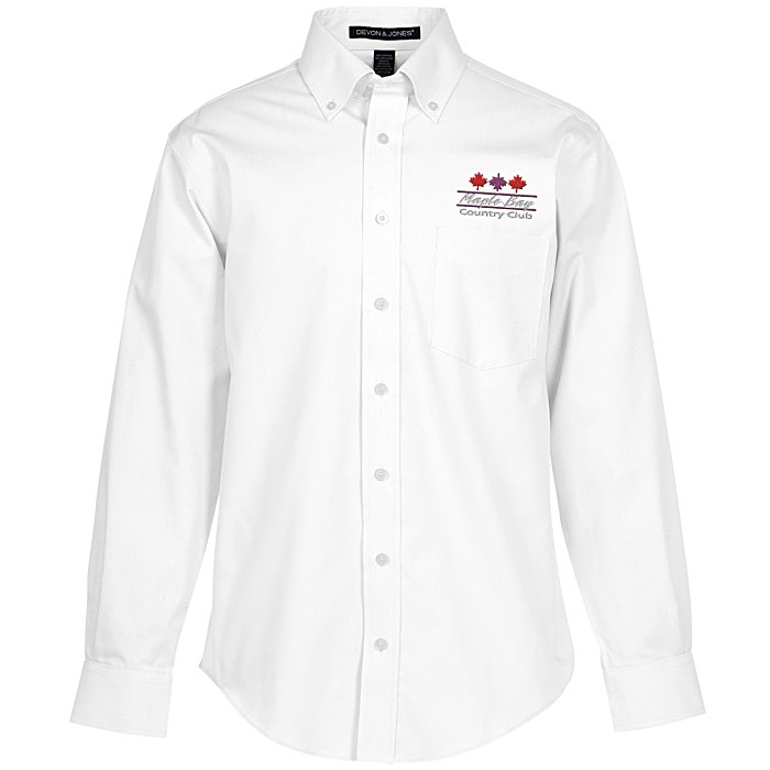 Custom Crown Collection Solid Oxford Shirt - Men's
