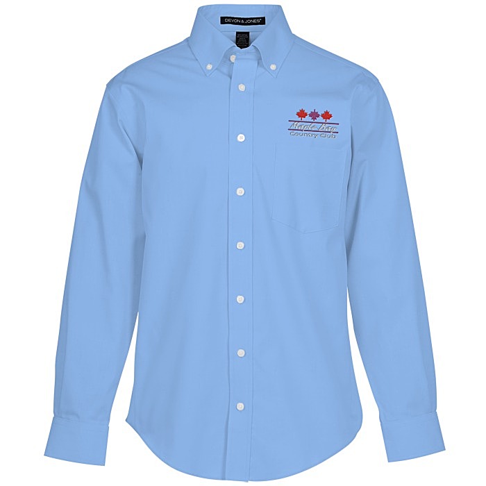 Custom Crown Collection Solid Oxford Shirt - Men's