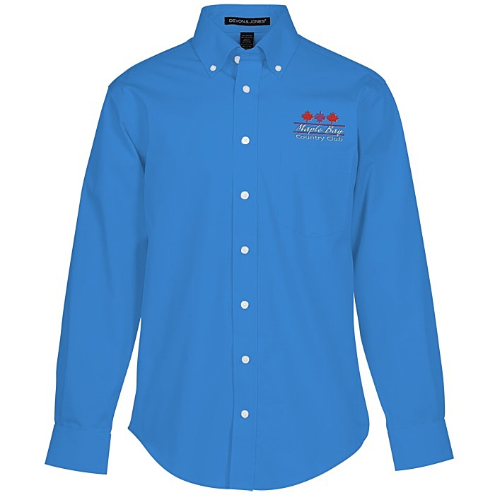 Custom Crown Collection Solid Oxford Shirt - Men's