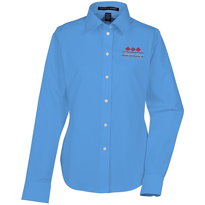 Custom Crown Collection Solid Oxford Shirt - Ladies'