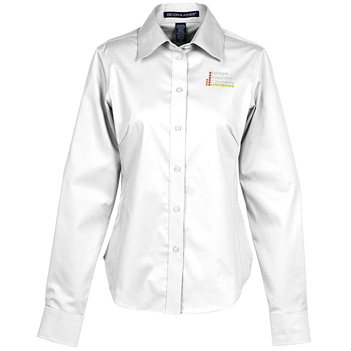 Custom Crown Collection Solid Stretch Twill Shirt - Ladies'