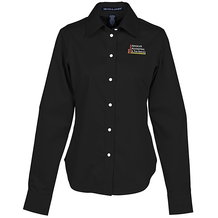 Custom Crown Collection Solid Stretch Twill Shirt - Ladies'