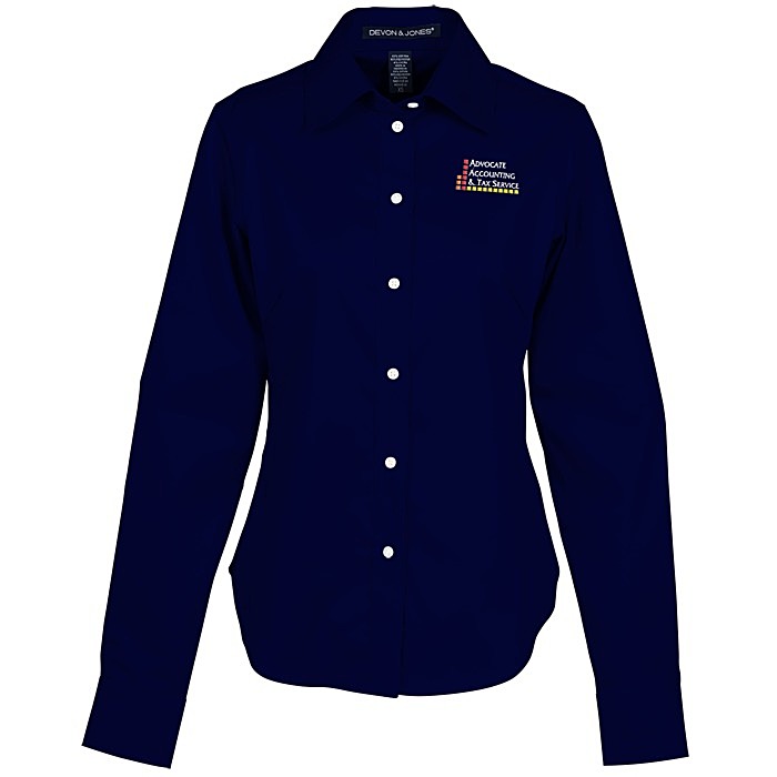 Custom Crown Collection Solid Stretch Twill Shirt - Ladies'