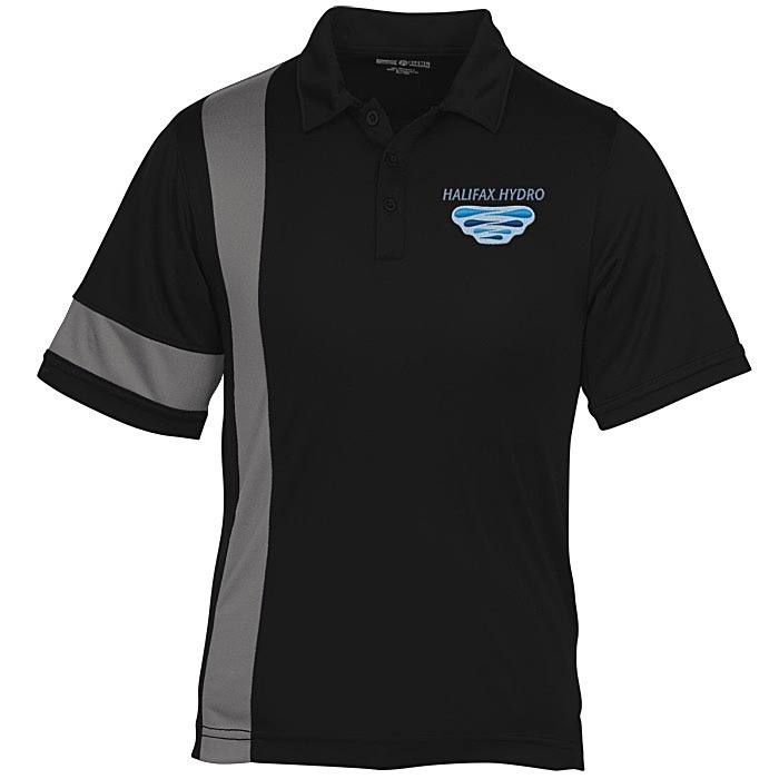 Custom Side Stripe Performance Polo - Men's