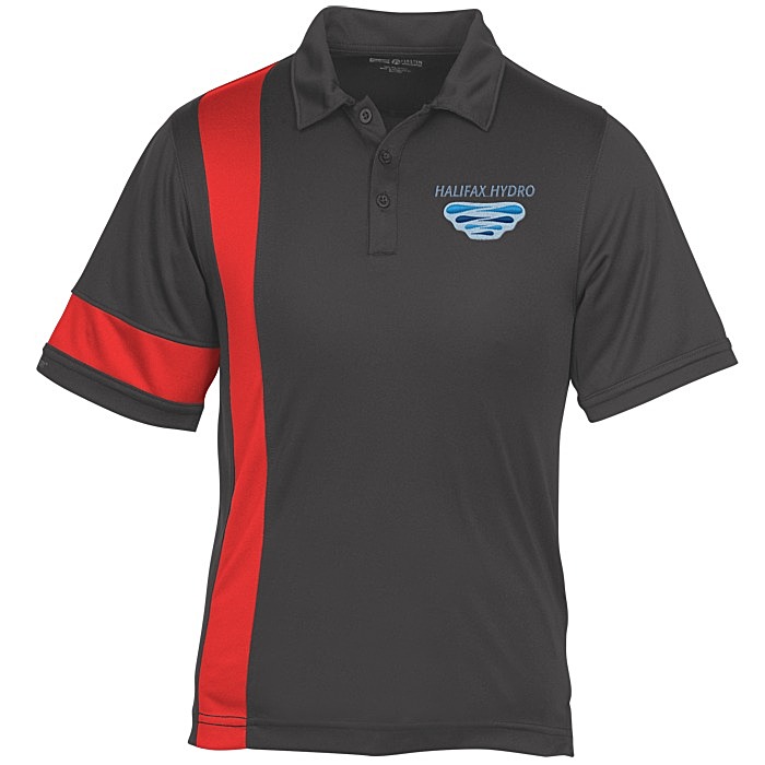 Custom Side Stripe Performance Polo - Men's