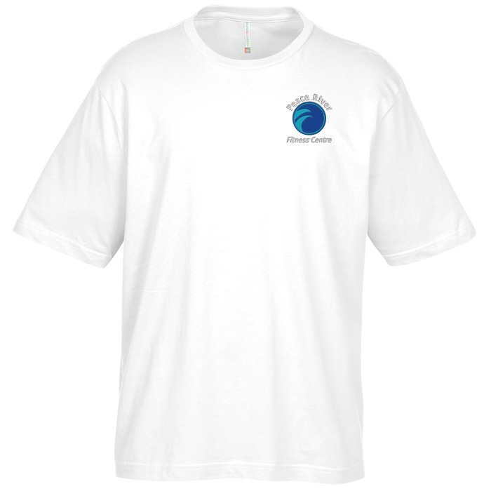 Custom Euro Spun Cotton T-Shirt - Men's - Embroidered
