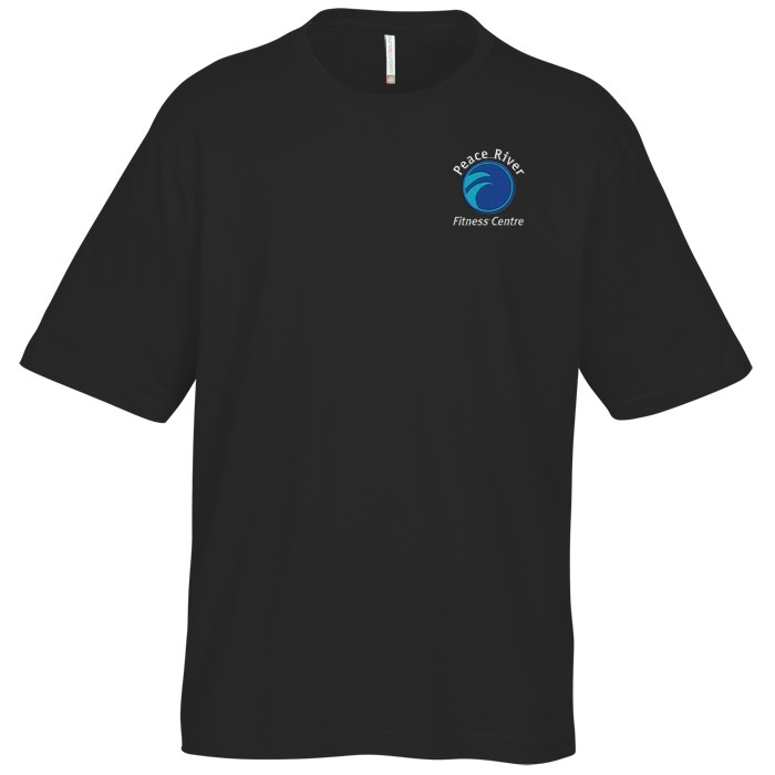 Custom Euro Spun Cotton T-Shirt - Men's - Embroidered