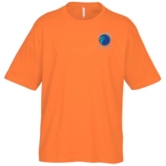 Custom Euro Spun Cotton T-Shirt - Men's - Embroidered