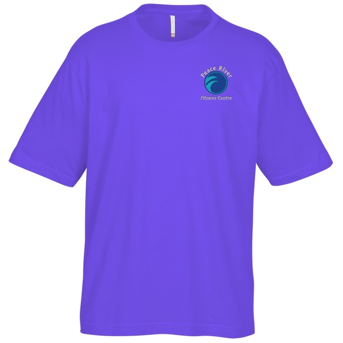 Custom Euro Spun Cotton T-Shirt - Men's - Embroidered