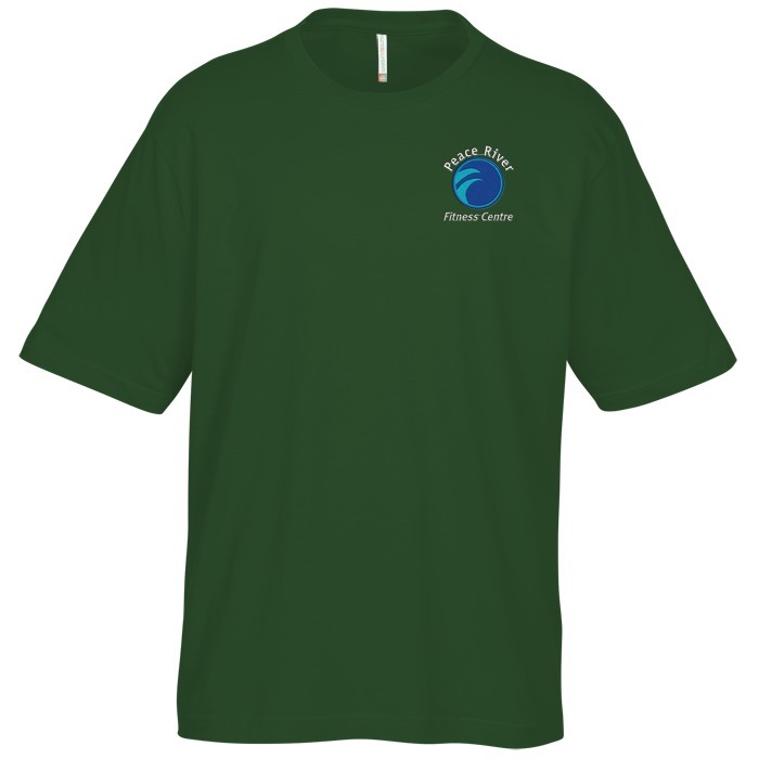 Custom Euro Spun Cotton T-Shirt - Men's - Embroidered