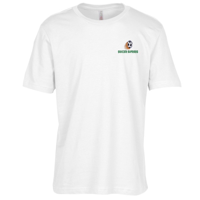 Custom Euro Spun Cotton T-Shirt - Youth - Embroidered