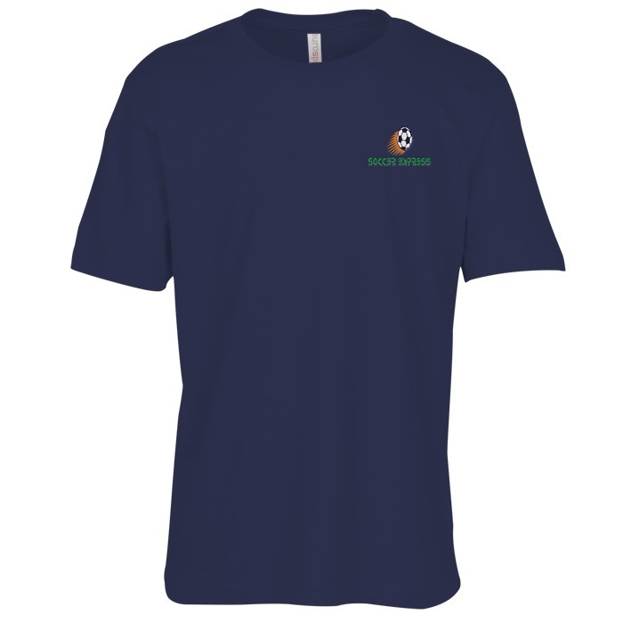 Custom Euro Spun Cotton T-Shirt - Youth - Embroidered