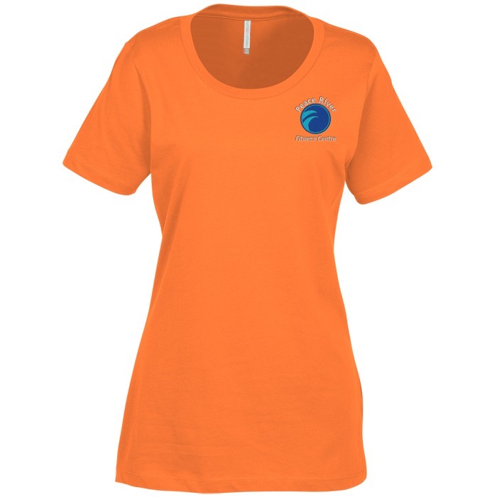 Custom Euro Spun Cotton T-Shirt - Ladies' - Embroidered