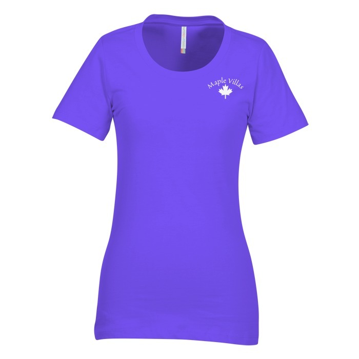 Custom Euro Spun Cotton T-Shirt - Ladies' - Screen