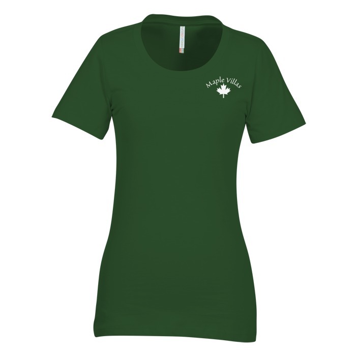 Custom Euro Spun Cotton T-Shirt - Ladies' - Screen