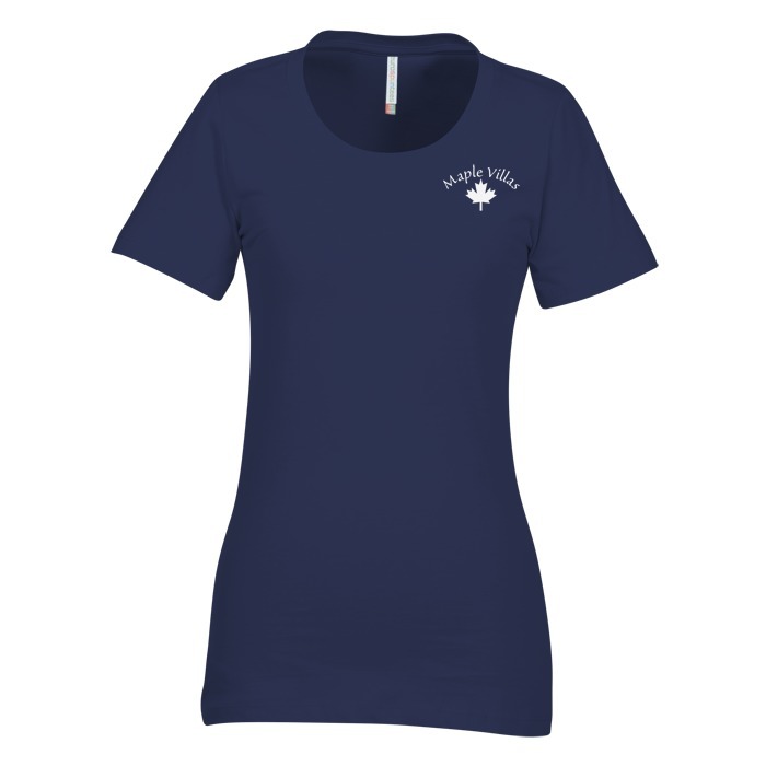 Custom Euro Spun Cotton T-Shirt - Ladies' - Screen
