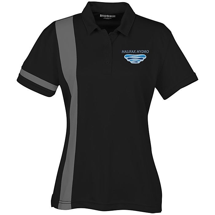 Custom Side Stripe Performance Polo - Ladies'