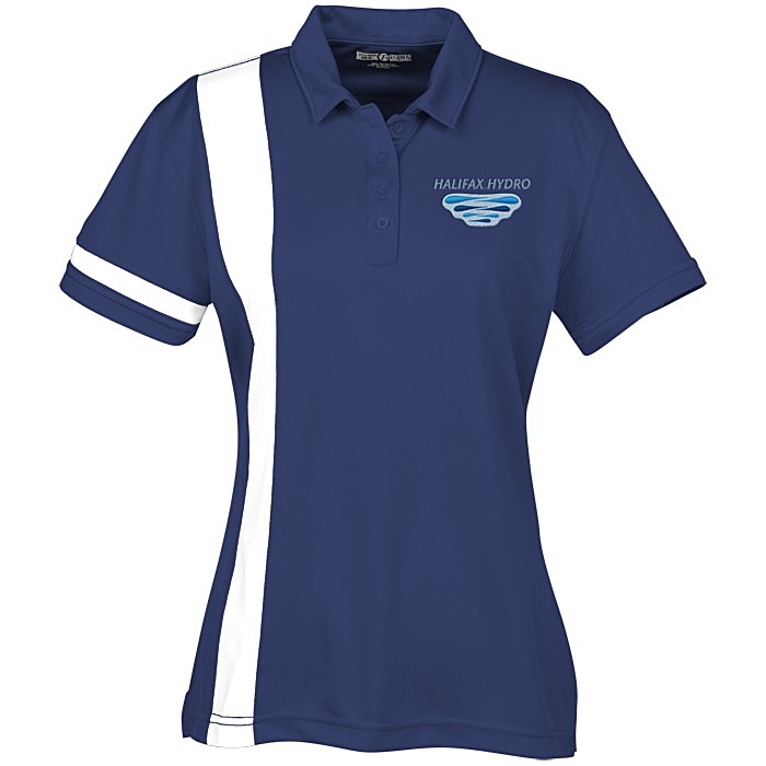 Custom Side Stripe Performance Polo - Ladies'