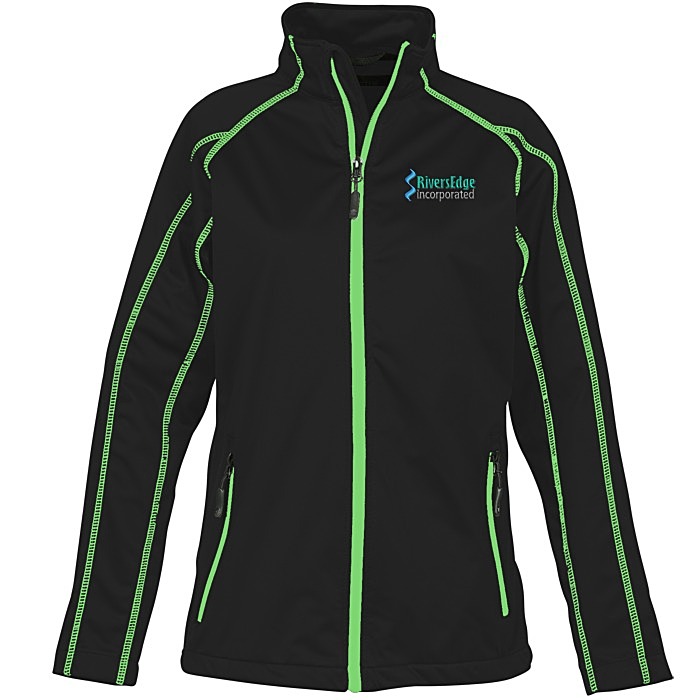 Custom Contrast Stitch Sport Jacket - Ladies'