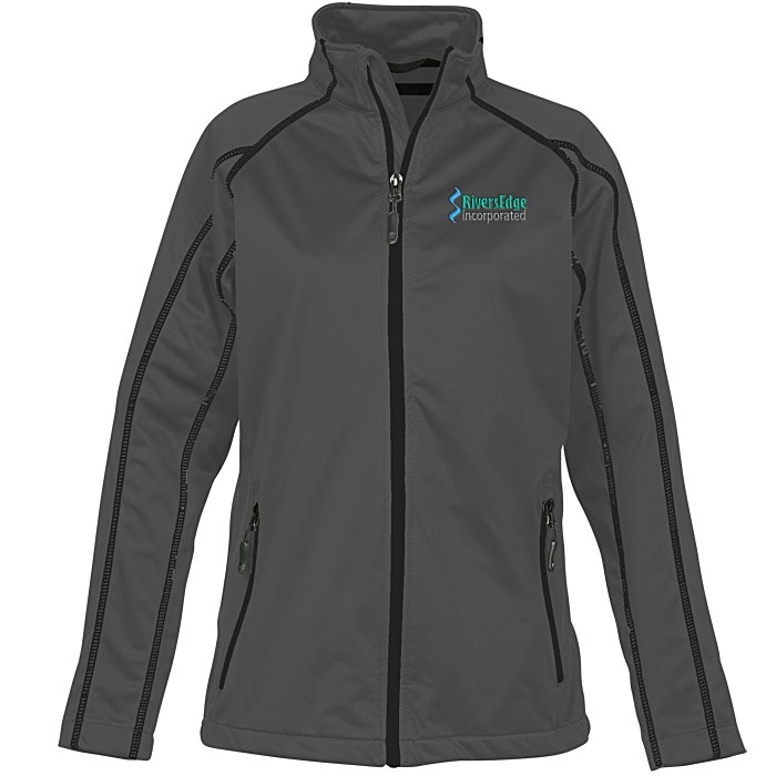 Custom Contrast Stitch Sport Jacket - Ladies'