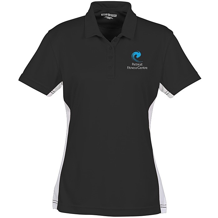 Custom Side Swipe Colourblock Performance Polo - Ladies'