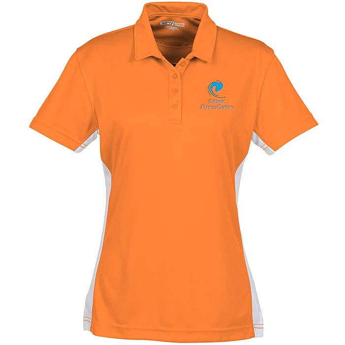 Custom Side Swipe Colourblock Performance Polo - Ladies'