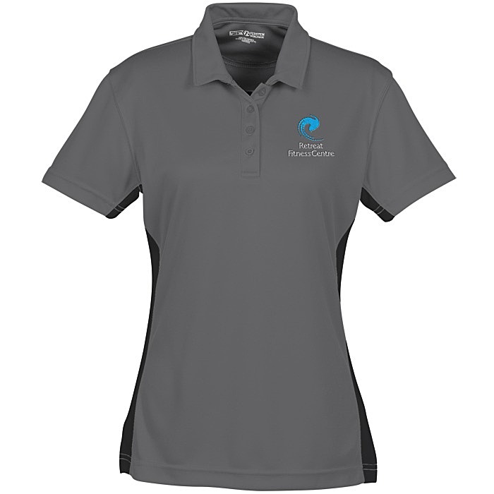 Custom Side Swipe Colourblock Performance Polo - Ladies'