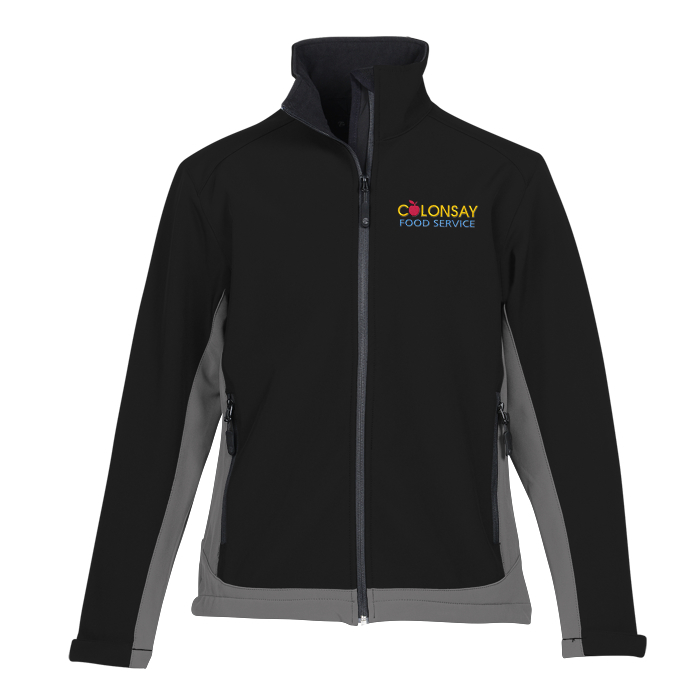 Custom Concord Colourblock Soft Shell Jacket - Men's