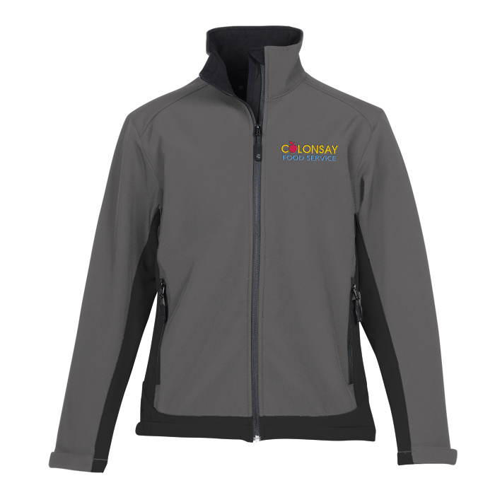 Custom Concord Colourblock Soft Shell Jacket - Men's