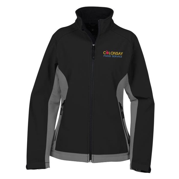 Custom Concord Colourblock Soft Shell Jacket - Ladies'