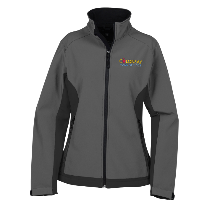Custom Concord Colourblock Soft Shell Jacket - Ladies'