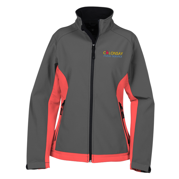 Custom Concord Colourblock Soft Shell Jacket - Ladies'