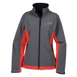 Custom Concord Colourblock Soft Shell Jacket - Ladies'