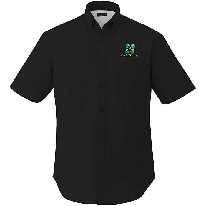 Custom Wilshire Twill Short Sleeve Dress Shirt - Men's