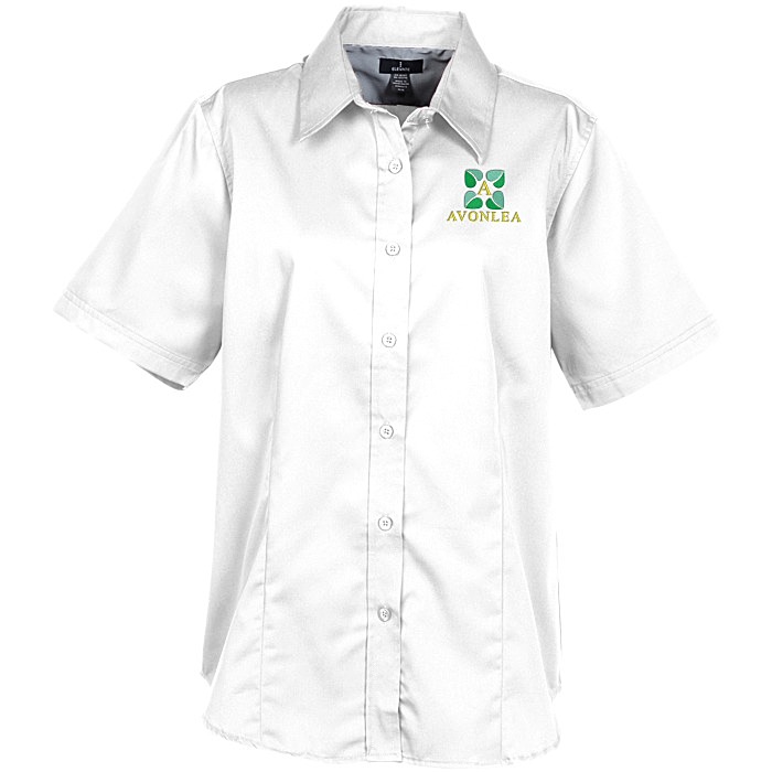Custom Wilshire Twill Short Sleeve Dress Shirt - Ladies'