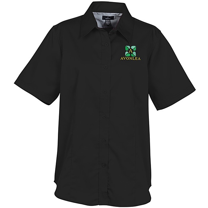 Custom Wilshire Twill Short Sleeve Dress Shirt - Ladies'