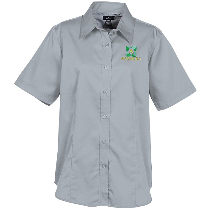 Custom Wilshire Twill Short Sleeve Dress Shirt - Ladies'