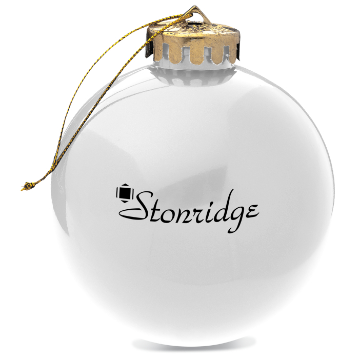 Custom Round Shatterproof Ornament - Opaque
