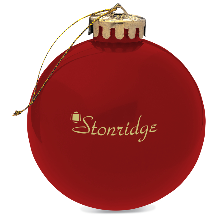 Custom Round Shatterproof Ornament - Opaque