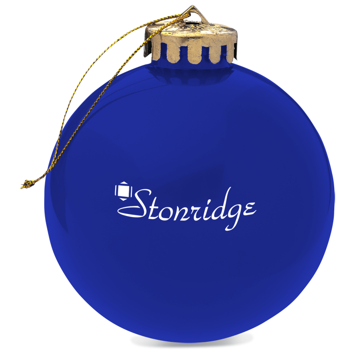 Custom Round Shatterproof Ornament - Opaque