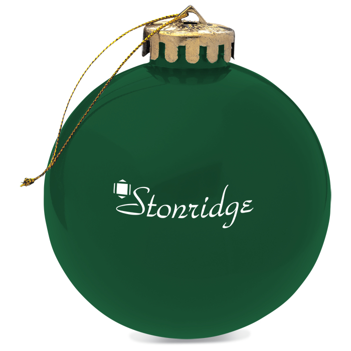 Custom Round Shatterproof Ornament - Opaque
