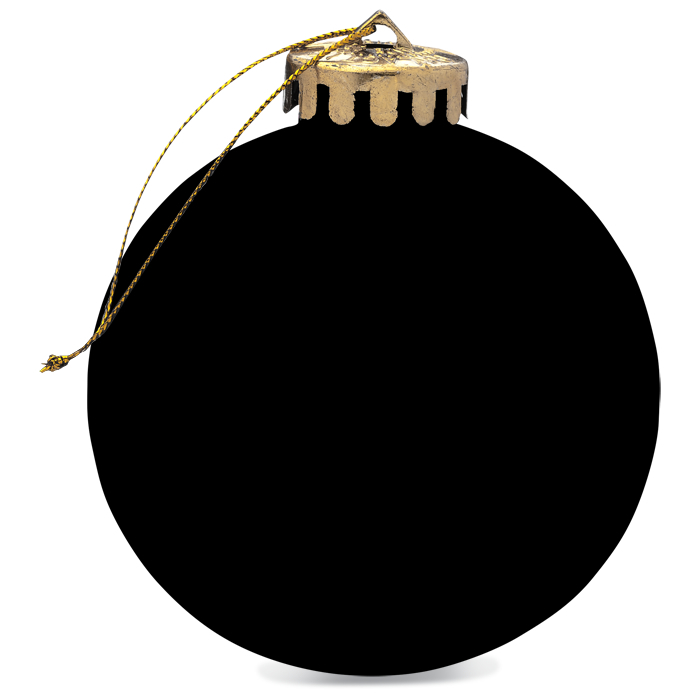 Custom Round Shatterproof Ornament - Opaque