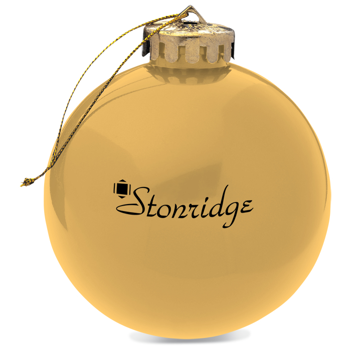Custom Round Shatterproof Ornament - Opaque