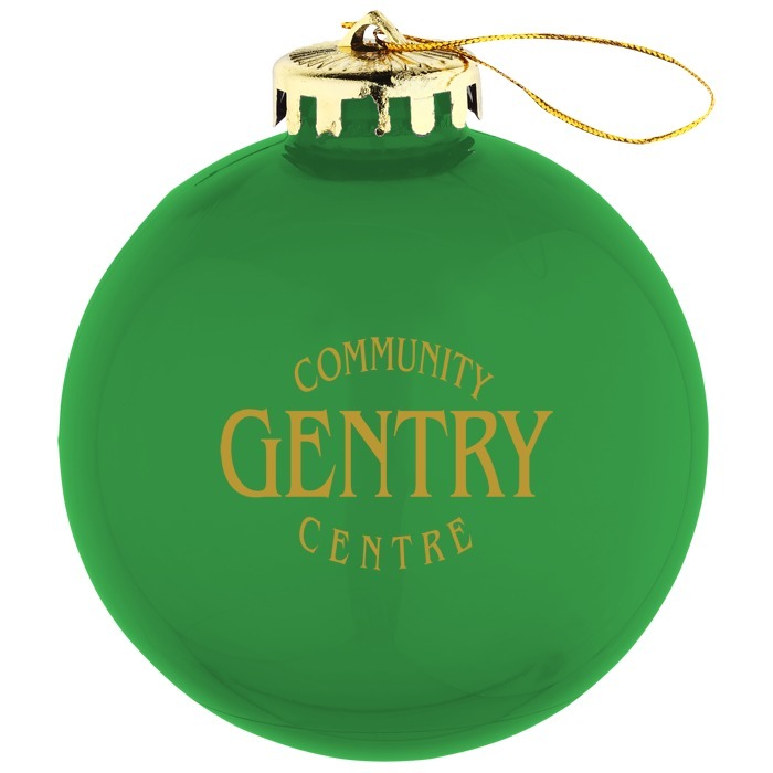 Custom Round Shatterproof Ornament - Translucent