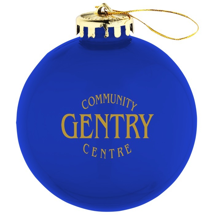 Custom Round Shatterproof Ornament - Translucent